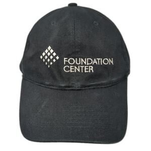 AMC Baseball Cap Black One Size Foundation Center Logo Embroidery Adjustable Hat